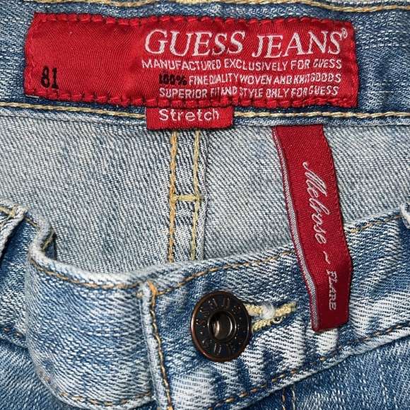 Guess Jeans; Melrose Flare. EUC. Size 29 with stretch. - Picture 6 of 13